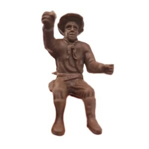 Vintage Marx Seated Roy Rogers Figure For Jeep Or Truck Horse?Brown